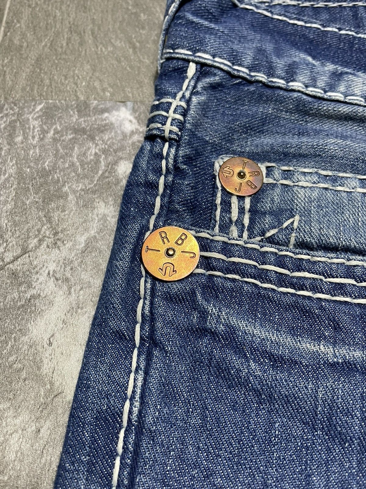 True Religion True Religion Vintage Billy Bigt Baggy Denim Jeans Y2K Blue Size US 36 / EU 52 - 6 Thumbnail