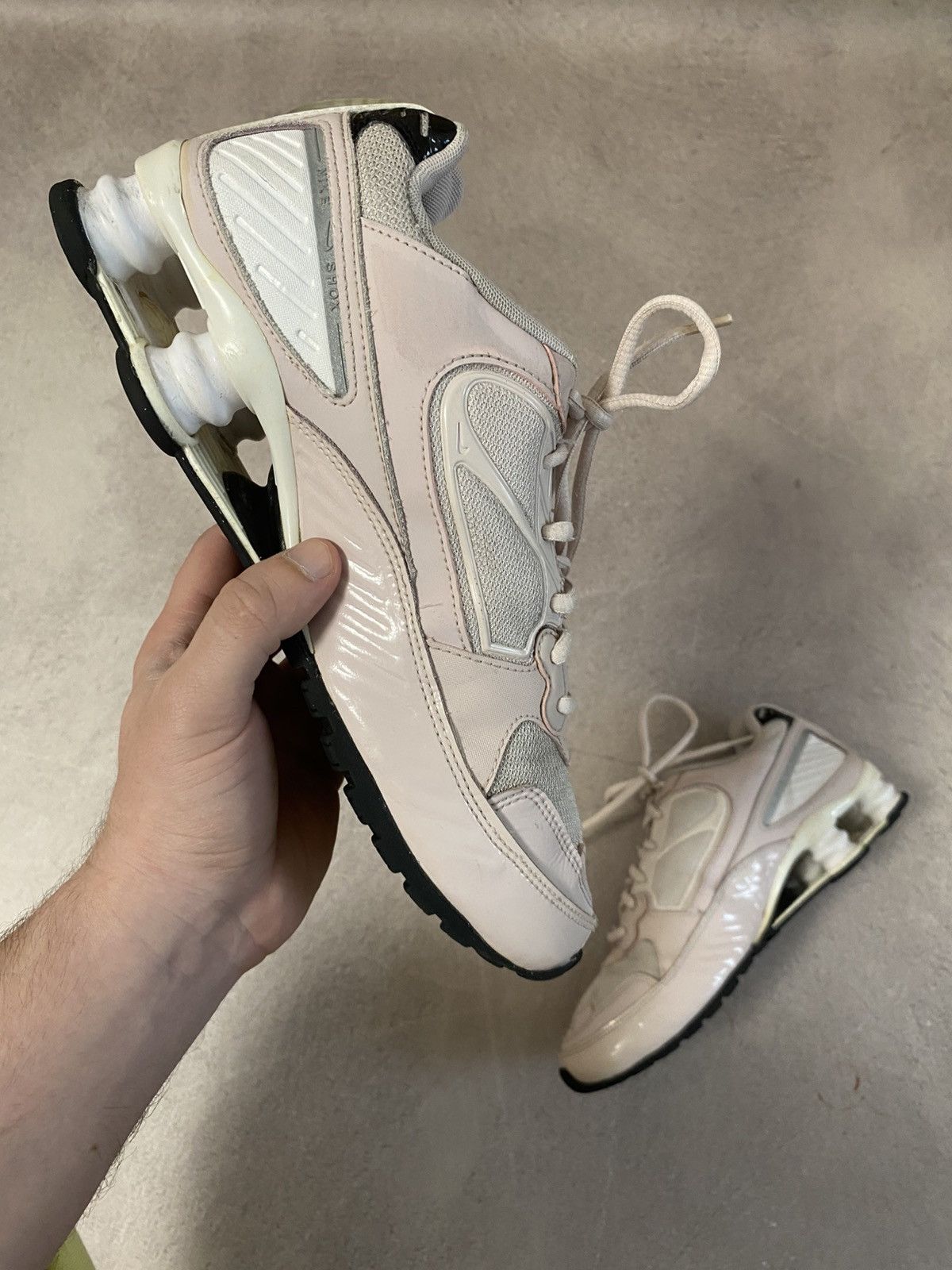 Nike × Vintage Nike Shox vintage distressed shoes sneakers Size US 9 / IT 39 - 1 Thumbnail