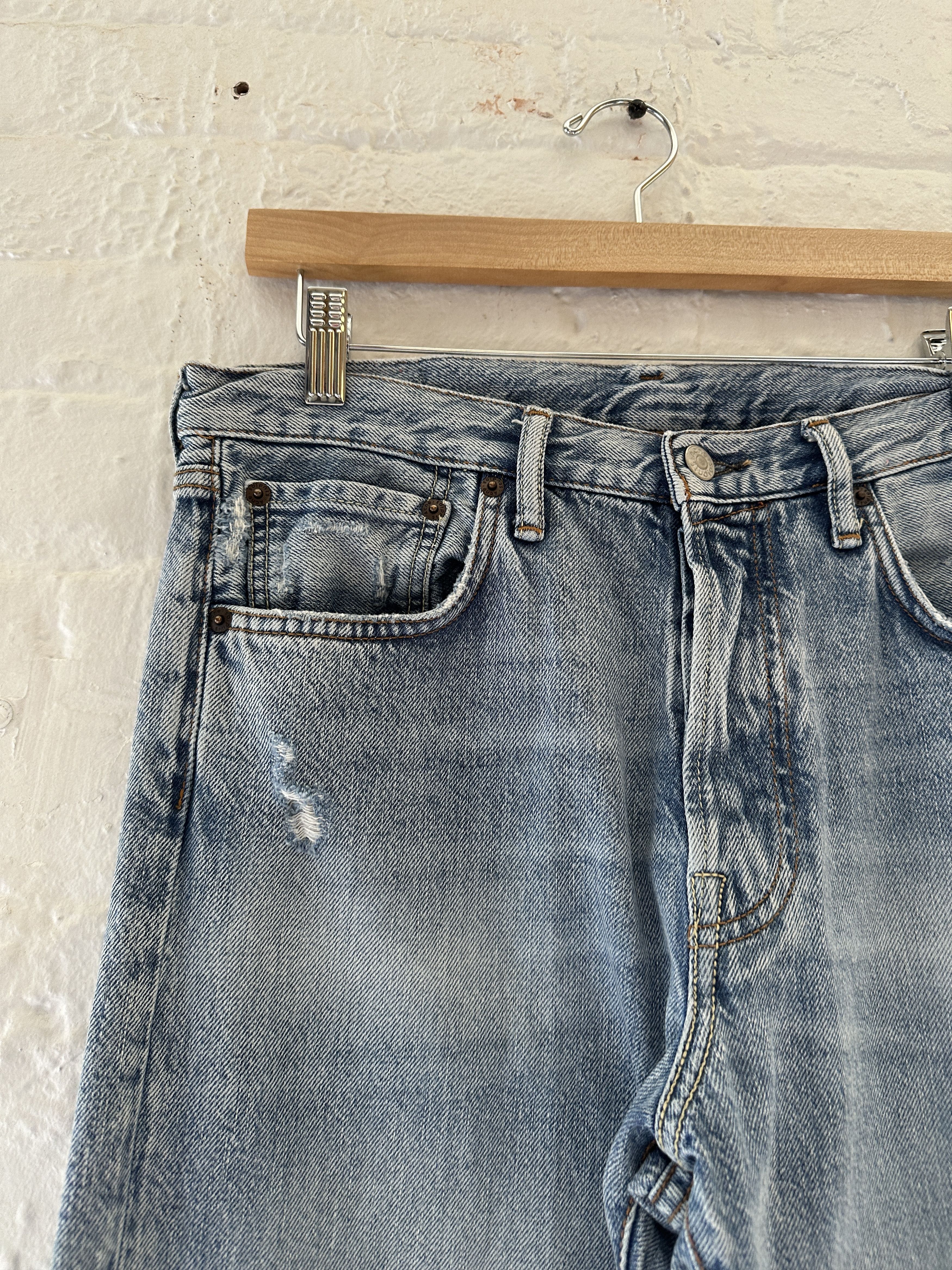 Acne Studios Acne Studios 1996 Light Blue Trash Jeans Size US 31 - 2 Thumbnail