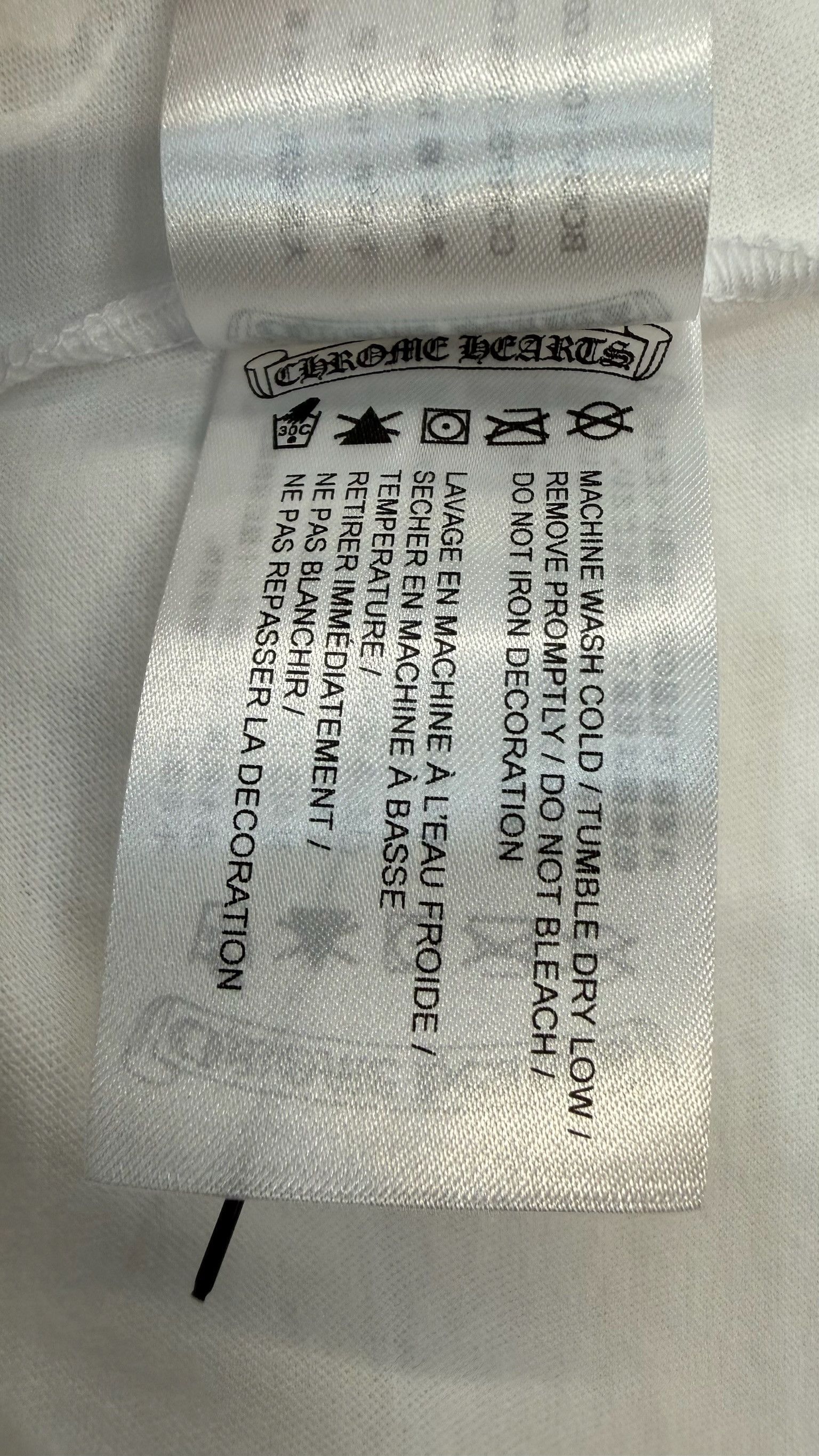 Chrome Hearts Chrome Hearts Miami Exclusive Pocket T-Shirt 'White' Size US L / EU 52-54 / 3 - 9 Thumbnail