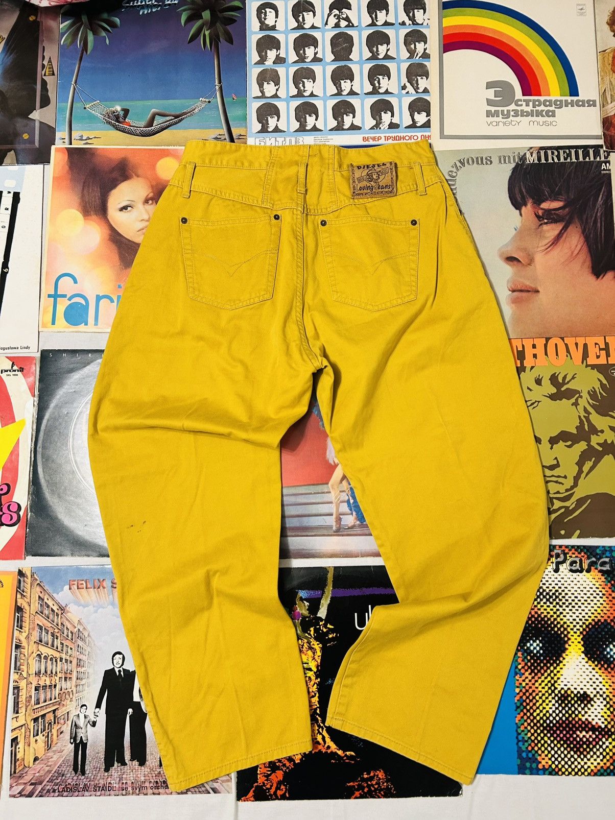 Diesel Vintage 90s Diesel Loving Jeans Cowboy Style Wide Fit Size 32" / US 10 / IT 46 - 2 Thumbnail