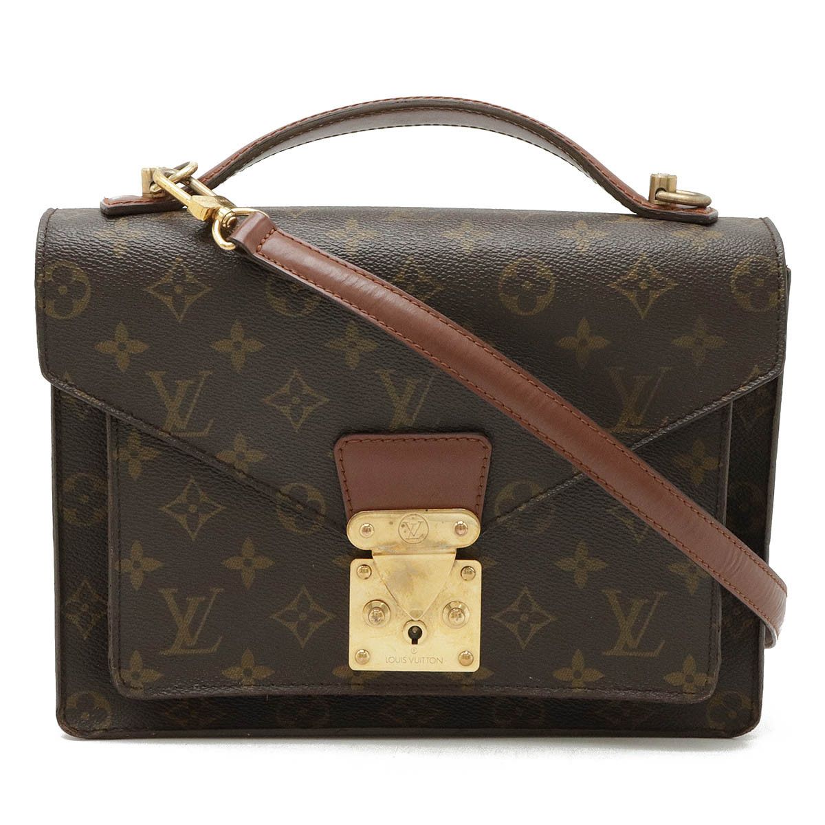Louis Vuitton Louis Vuitton Louis Vuitton Monogram Monceau 26 Handbag M51187 Canvas Handbag M51187 Size ONE SIZE - 1 Thumbnail