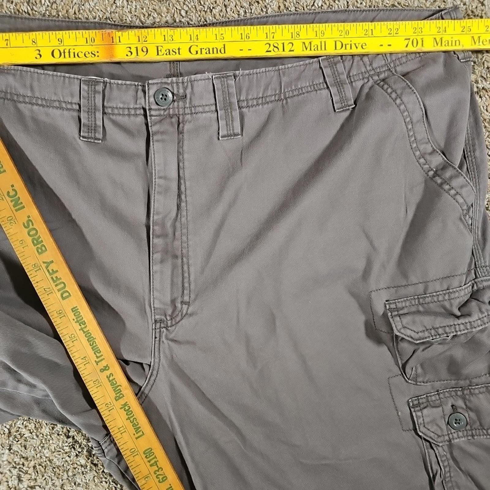 Lee Lee Dungarees Cargo Shorts Sz 50 Gray Utility Grunge Size US 44 / EU 60 - 5 Thumbnail