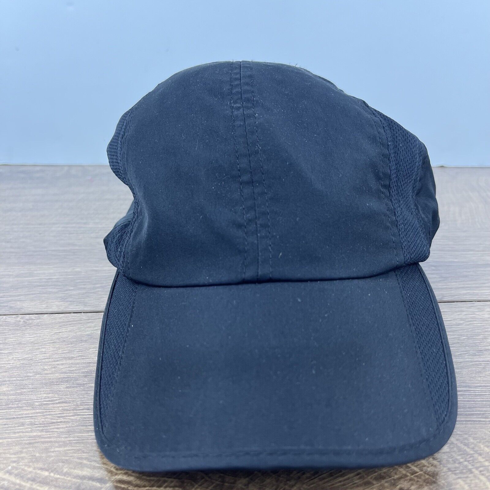 Other Black Athletic Running Hat Black Adjustable Hat Black Runnin Size ONE SIZE - 1 Thumbnail