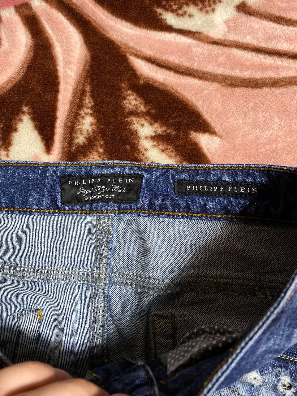 Japanese Brand × Philipp Plein Jeans Dirty Pants faded crash denim thrashed y2k distressed Size US 26 / EU 42 - 2 Thumbnail