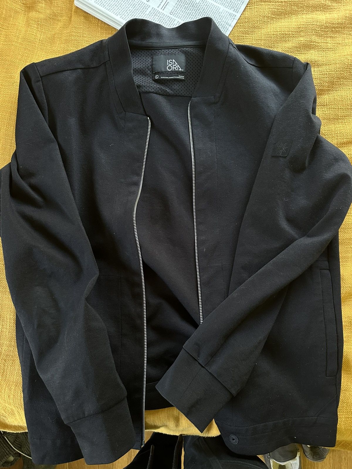 Isaora Isaora Black Zip Up Jacket Size US L / EU 52-54 / 3 - 2 Thumbnail