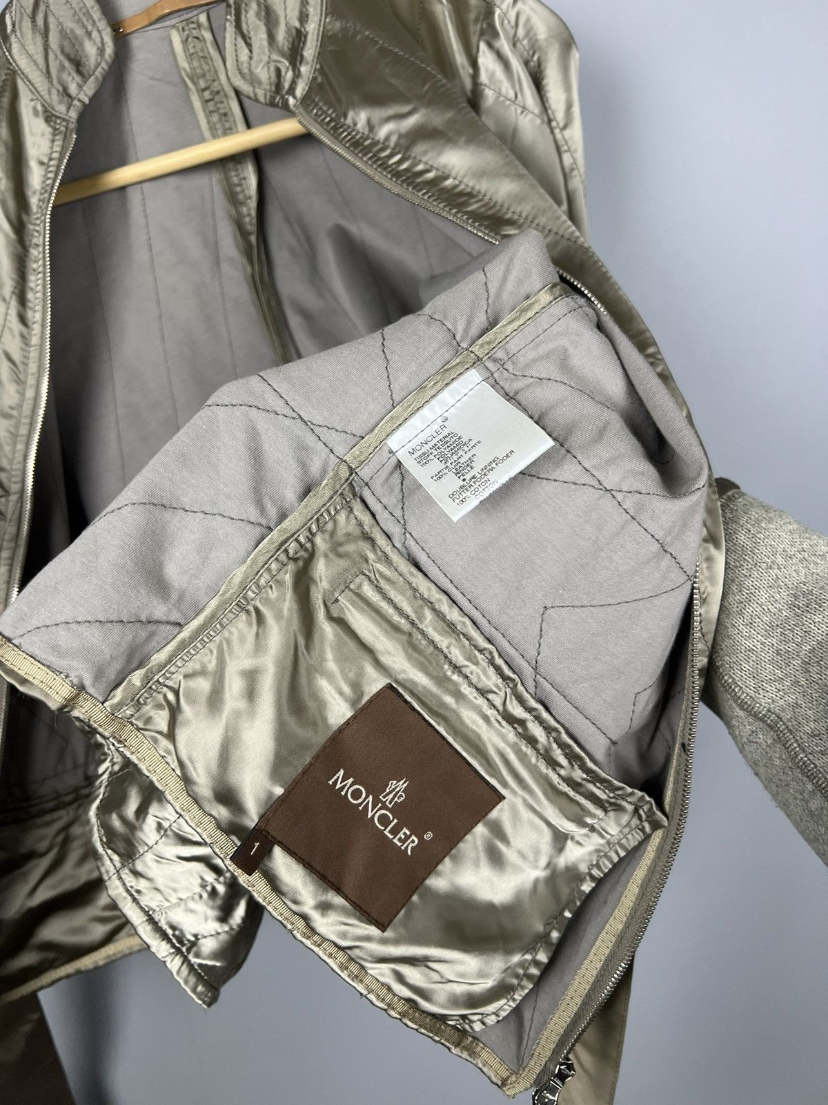 Moncler Moncler RARE Vintage Nylon Zip Up Jacket Size S / US 4 / IT 40 - 6 Thumbnail