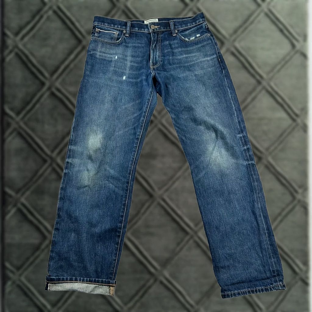 Lucky Brand VINTAGE Yellowstone x Lucky Brand Jeans Mens 33x32 Selvedge Denim 363 Straight Jeans 34 32 Blue 100% Cotton Denim Regular Relaxed Mid Rise Mens Shoes? Size US 34 / EU 50 - 1 Thumbnail