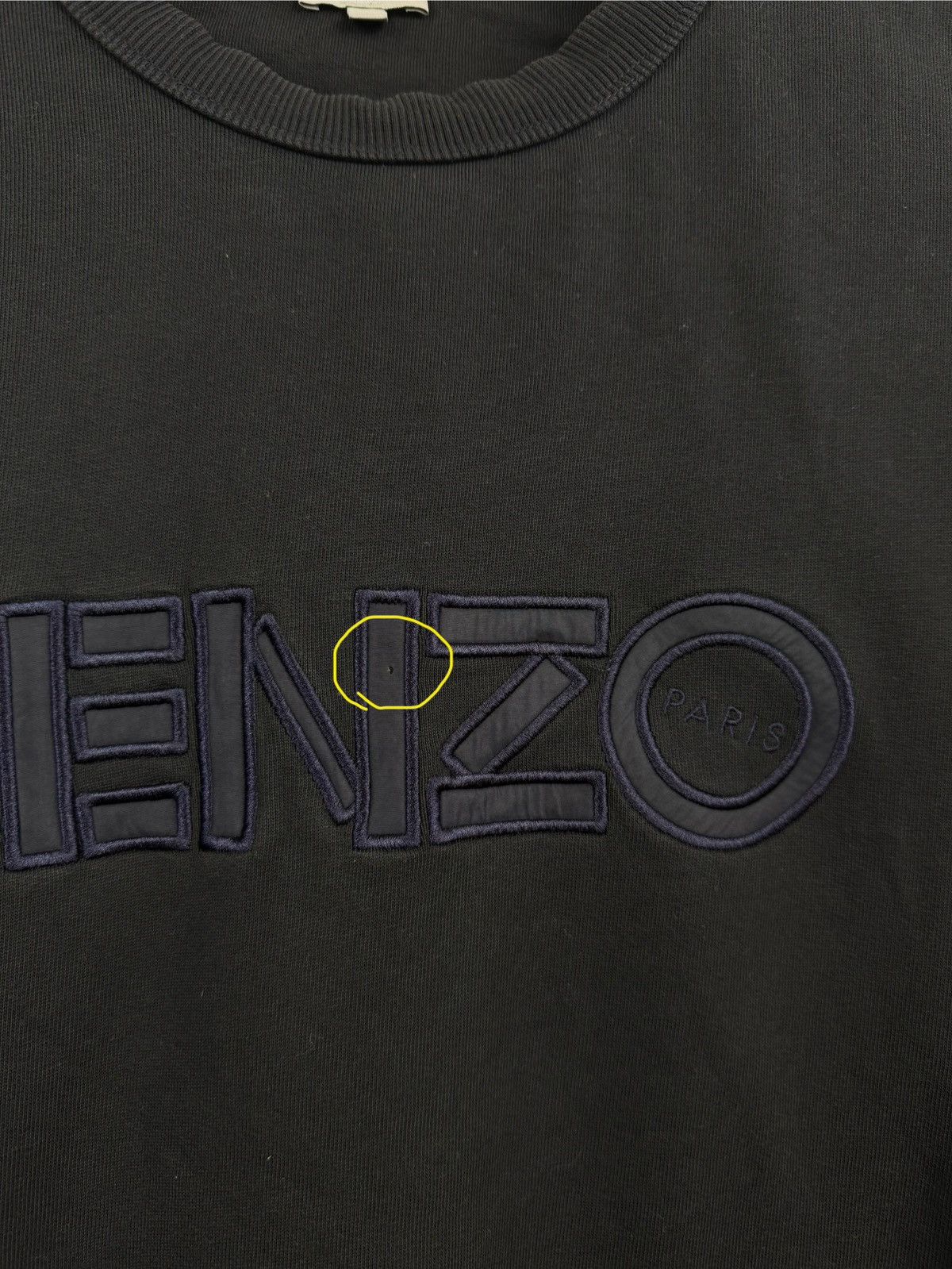 Kenzo Vintage Kenzo Embroidered Big Logo Sweatshirt Size US L / EU 52-54 / 3 - 4 Thumbnail