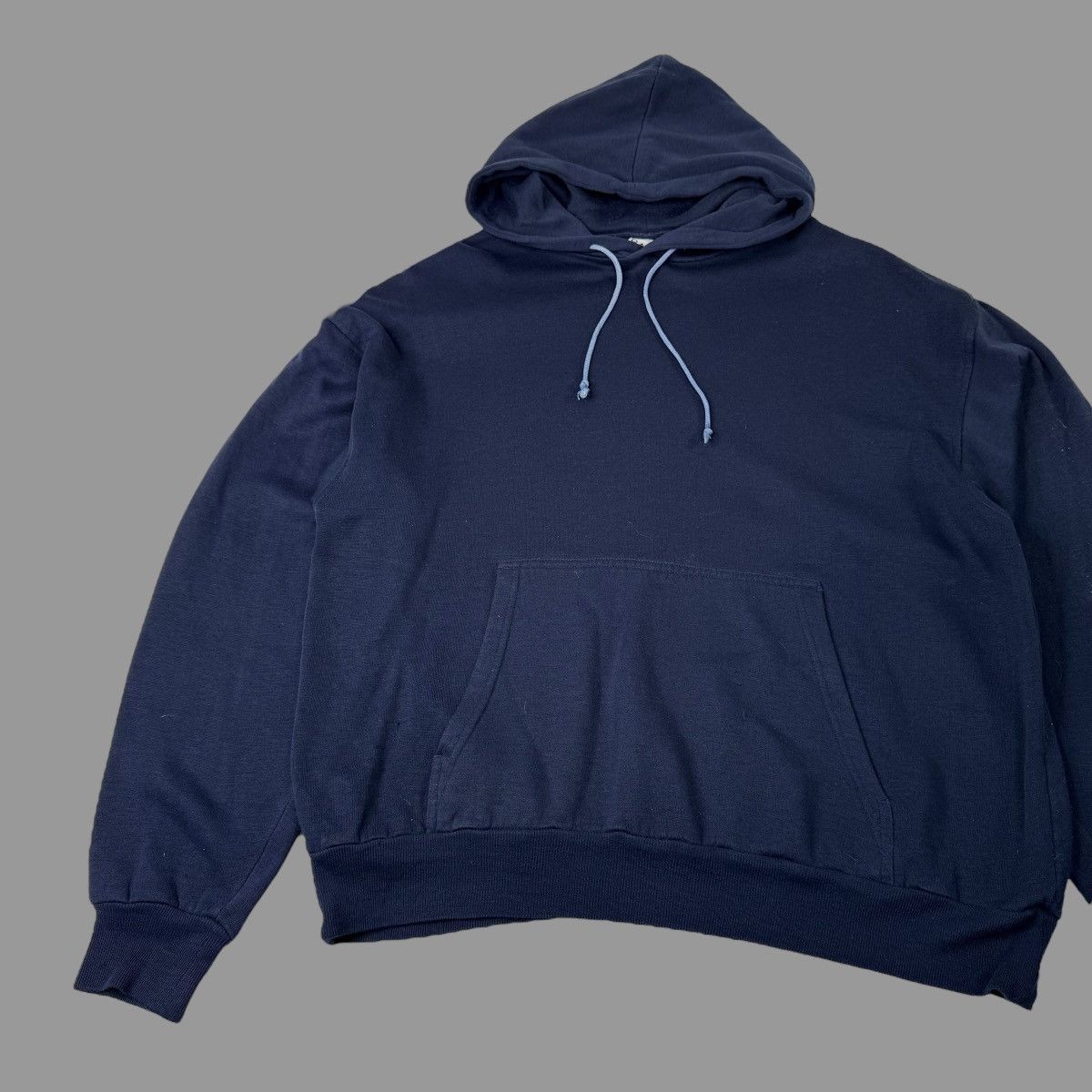 Vintage Vintage 1990s blank hoodie Size US XL / EU 56 / 4 - 2 Thumbnail