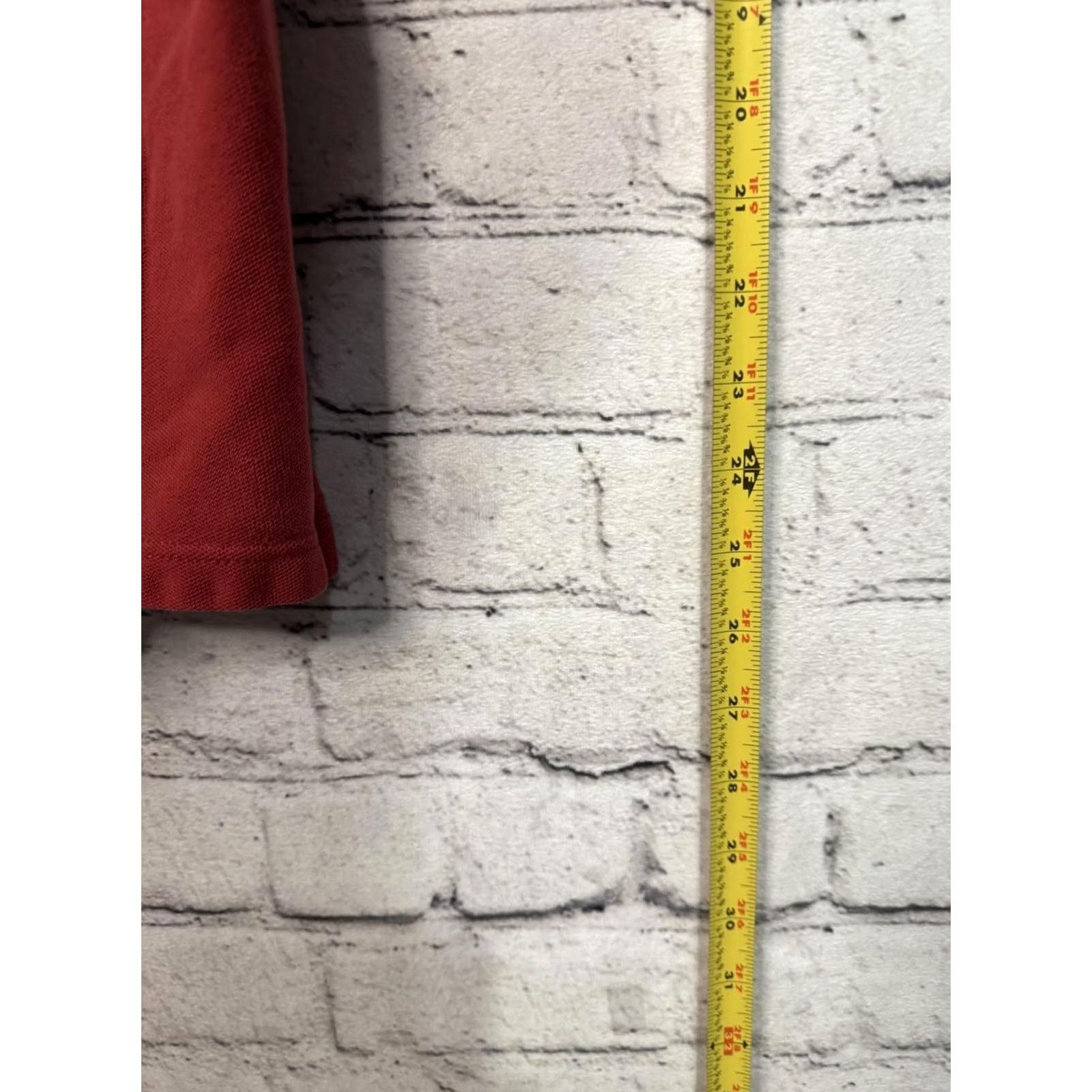 Chaps Chaps Polo Shirt Red L Men's Short Sleeve Button-Down Collar Cotton Solid Regular Vintage No Size US L / EU 52-54 / 3 - 4 Thumbnail