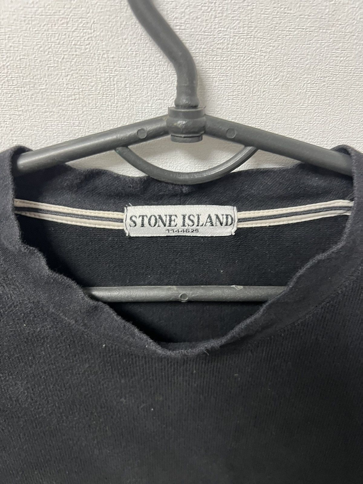Stone Island Vintage Stone Island Black Sweater Size US L / EU 52-54 / 3 - 3 Thumbnail