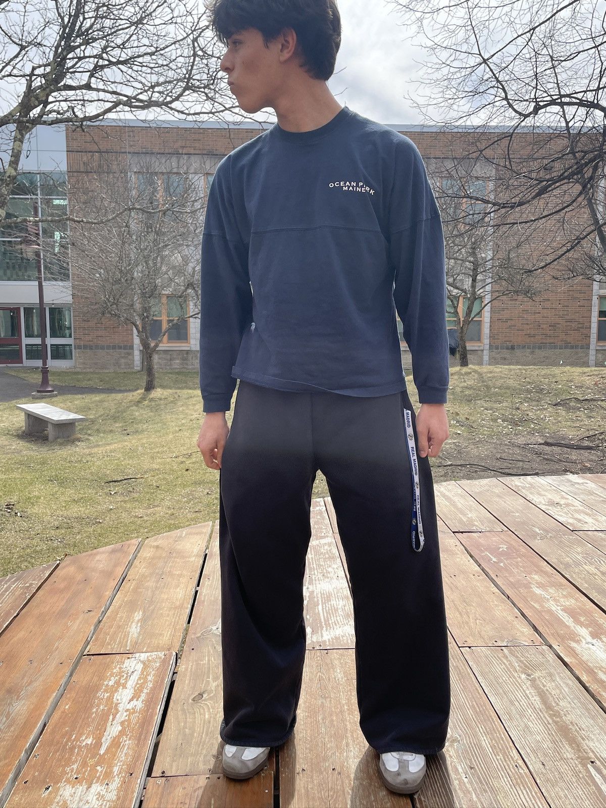Balenciaga × Gap × Kanye West SUMMER SALE Yeezy Gap Sweatpants Black Size Small Size US 30 / EU 46 - 10 Thumbnail