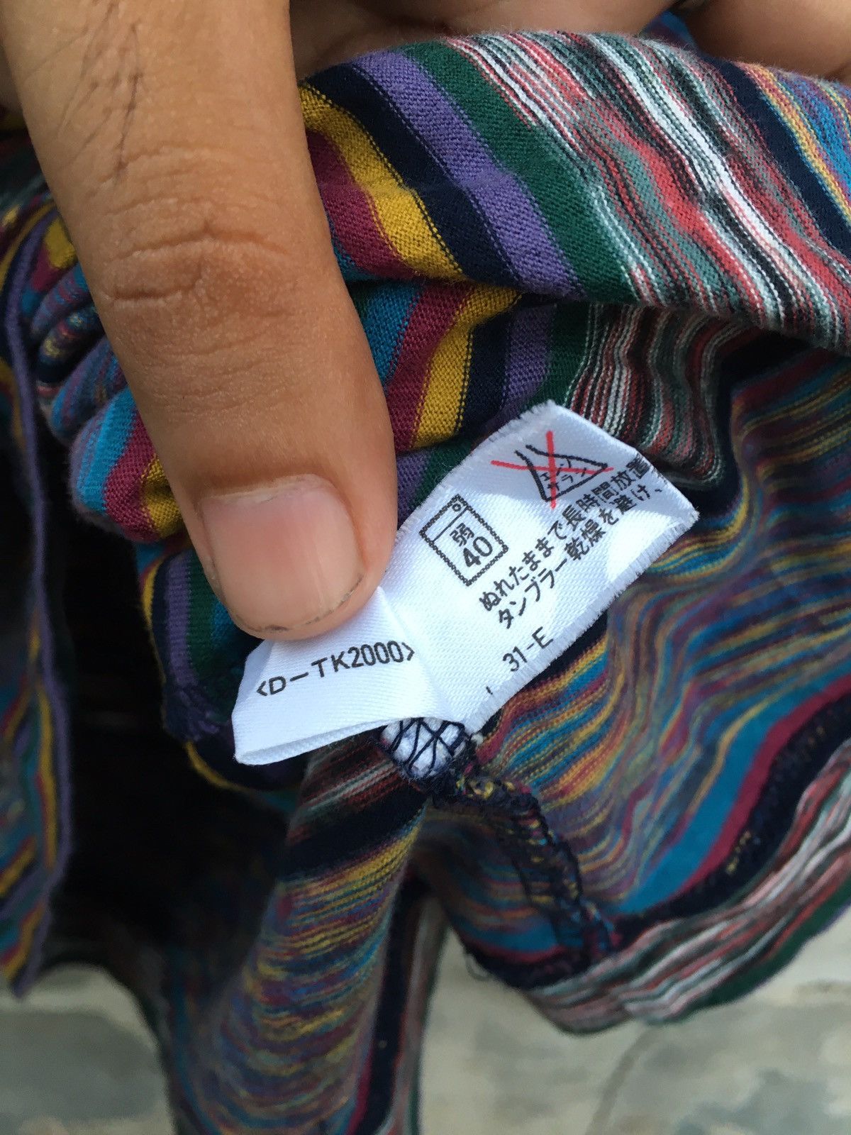 Missoni Missoni multicolor stripe long sleeve t shirt Size US M / EU 48-50 / 2 - 6 Thumbnail