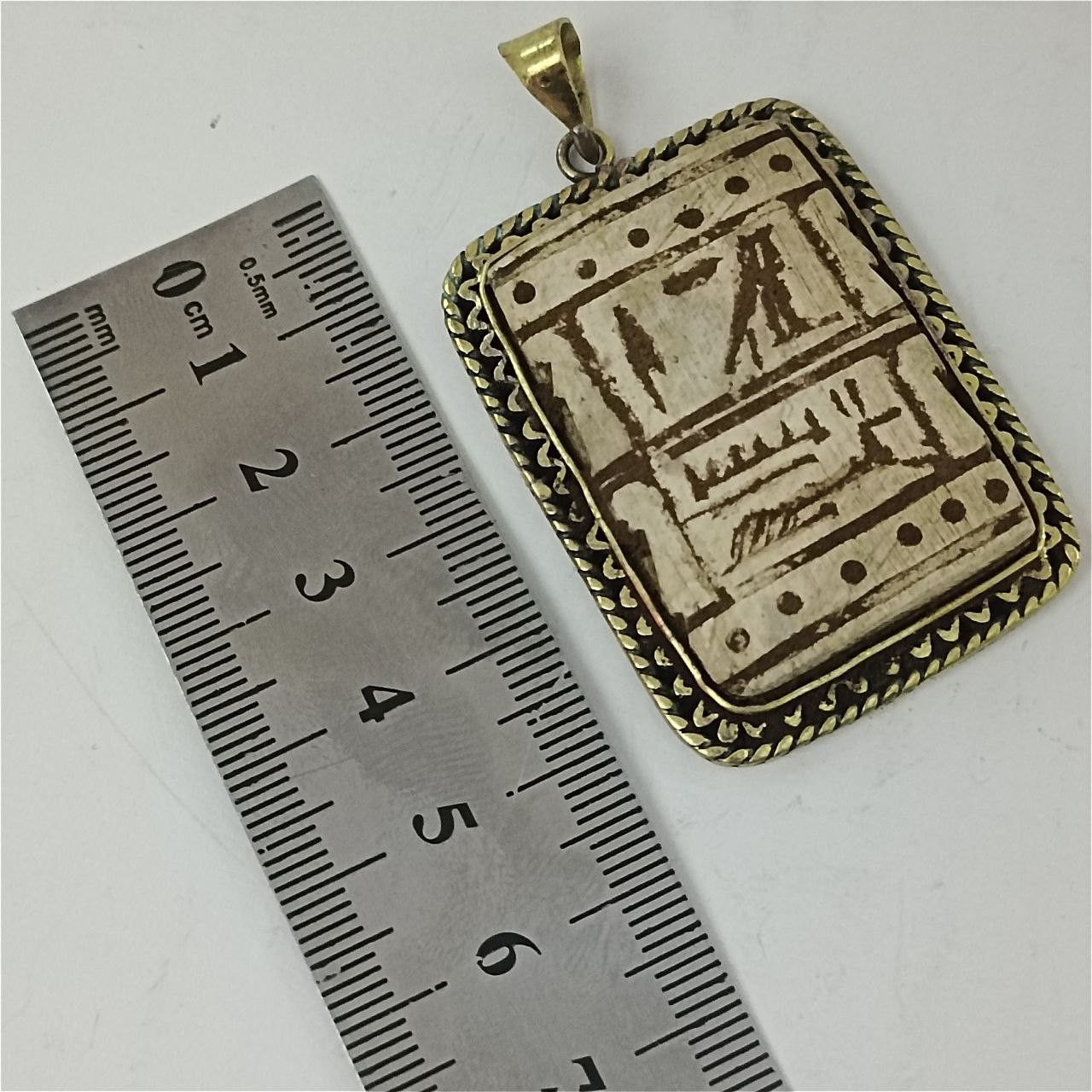 Other Egyptian pendant with hieroglyphs antique pharaonic style Size ONE SIZE - 2 Thumbnail