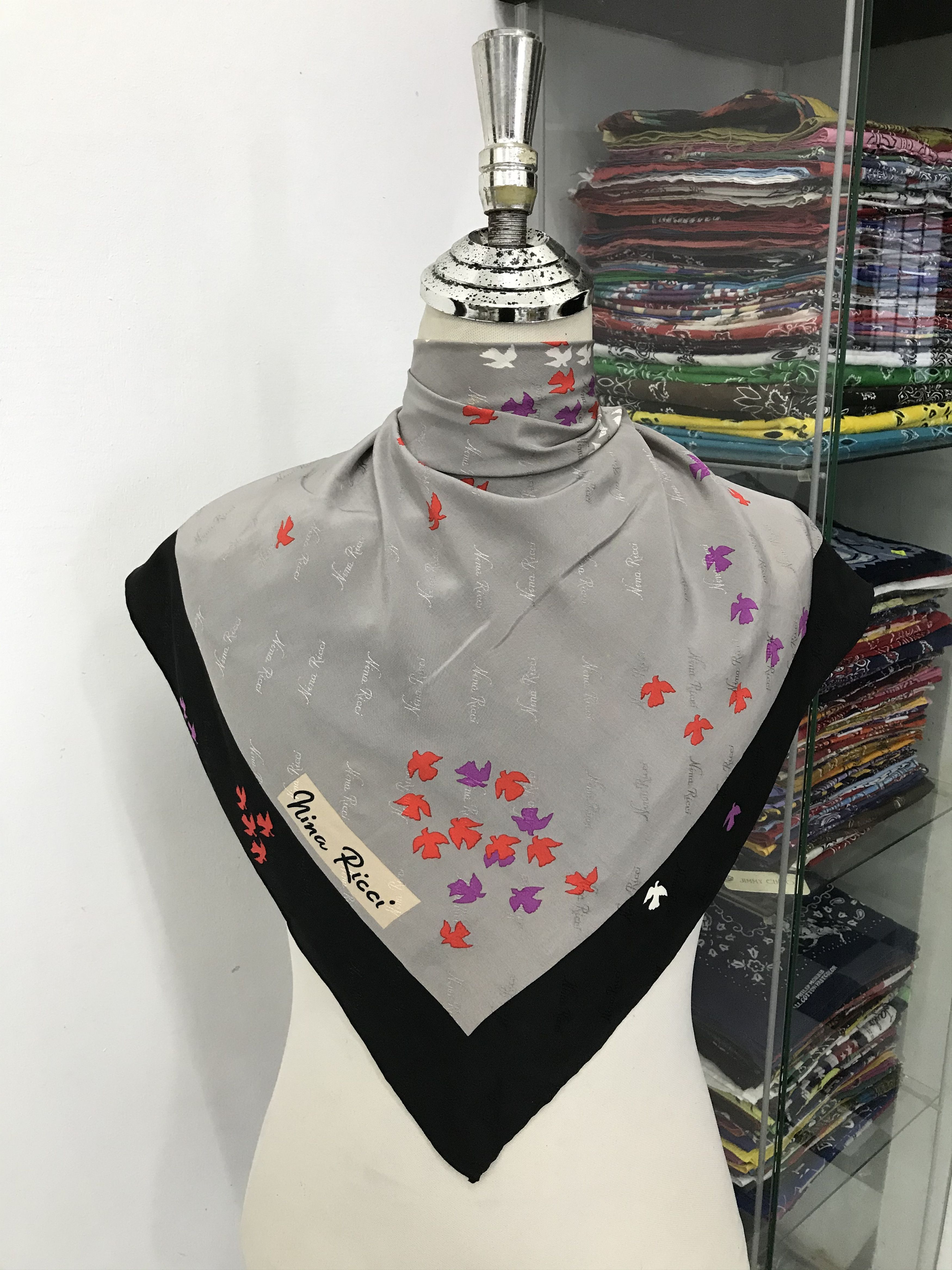 Nina Ricci Vintage Nina Ricci Silk Scarf Size ONE SIZE - 1 Thumbnail