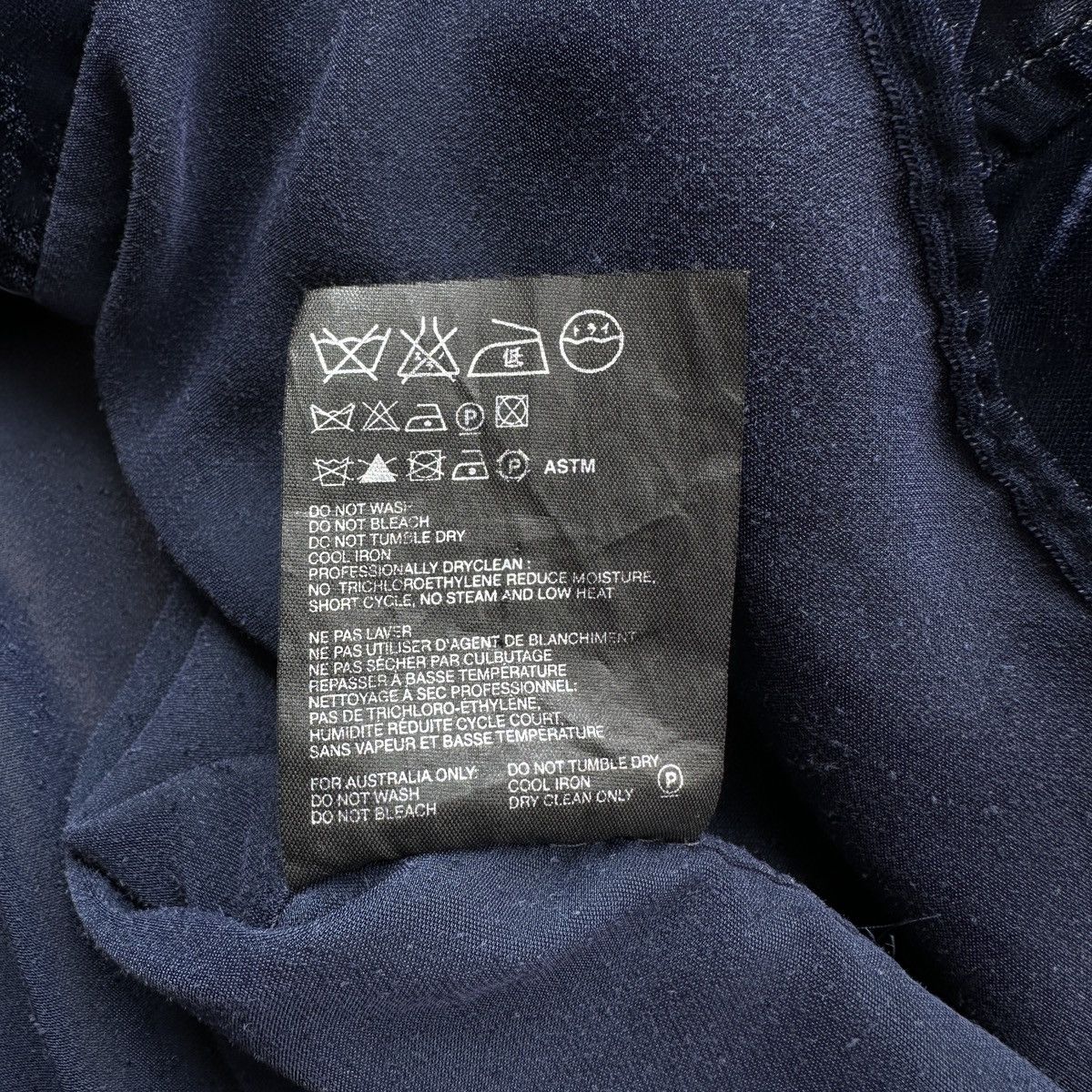 Prada Prada Navy Viscose Blend Button Up Shirt Size US M / EU 48-50 / 2 - 12 Thumbnail