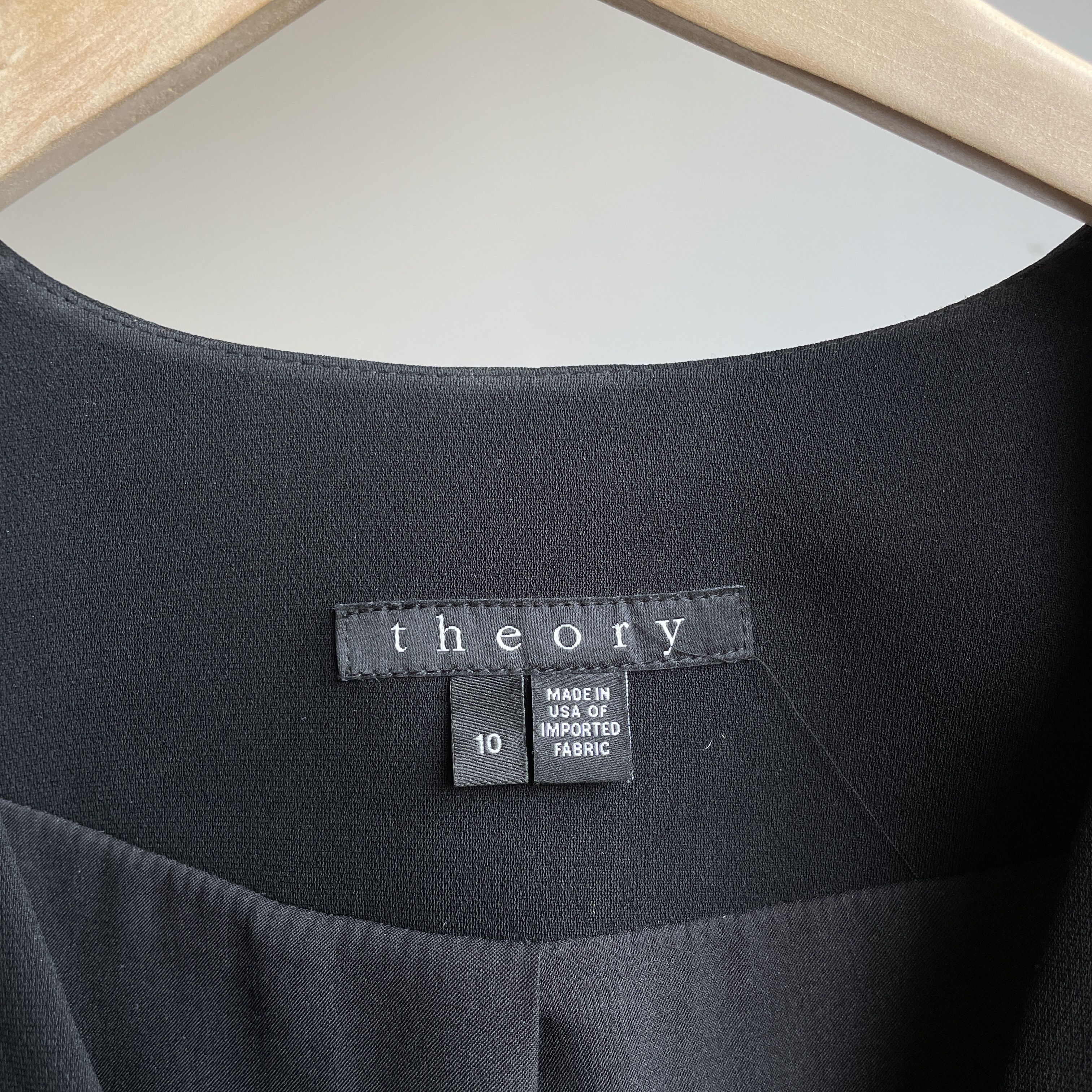 Theory Theory Niransi Admiral Crepe Open Front Blazer Womens Blazer Size L / US 10 / IT 46 - 7 Thumbnail