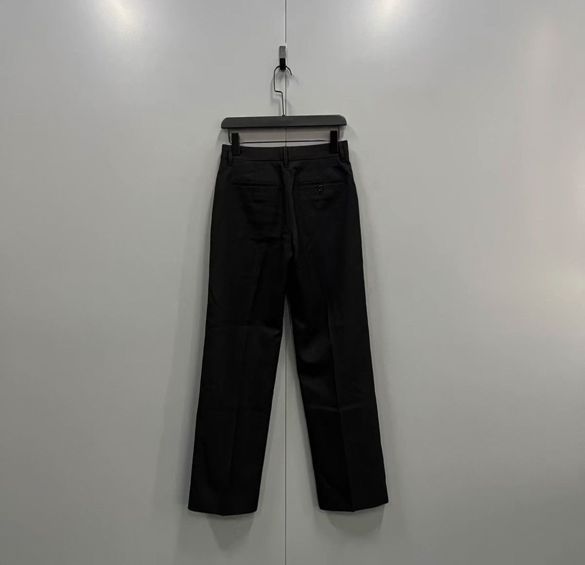 Burberry Burberry Black Wide-Leg Straight Pants J41 Size 24" / US 00 / IT 34 - 2 Thumbnail
