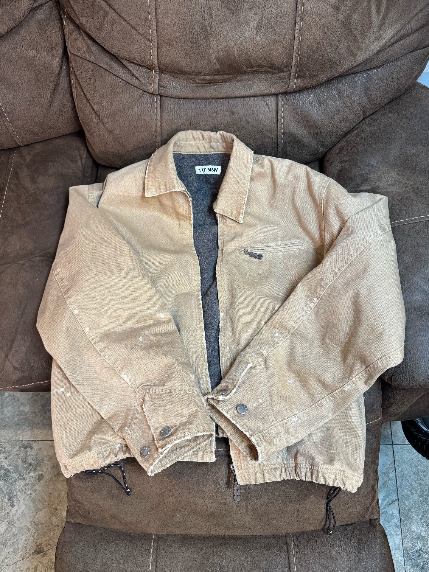 Other Distressed Splatter-Paint Utility Jacket Size US L / EU 52-54 / 3 - 1 Thumbnail