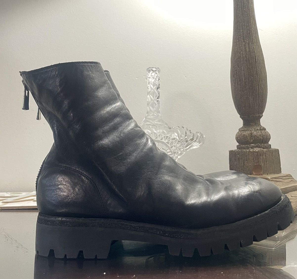 image of Guidi 796V W Soft Horse Shoes in Black, Men's