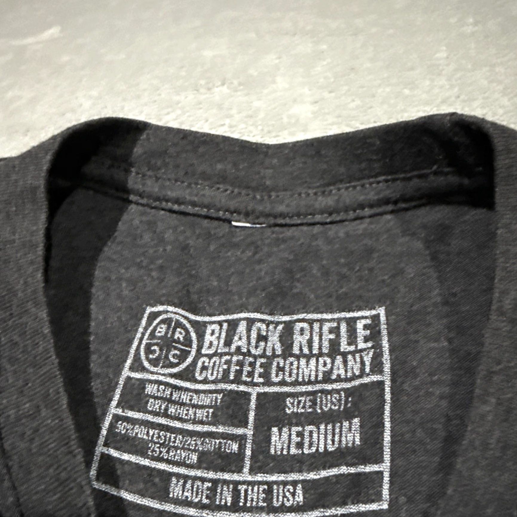 Vintage BRCC Black Rifle Coffee Company T Shirt Size Medium Gray Combat Sasquatch Men Short Sleeve Crew Neck Shirt Size US M / EU 48-50 / 2 - 3 Thumbnail