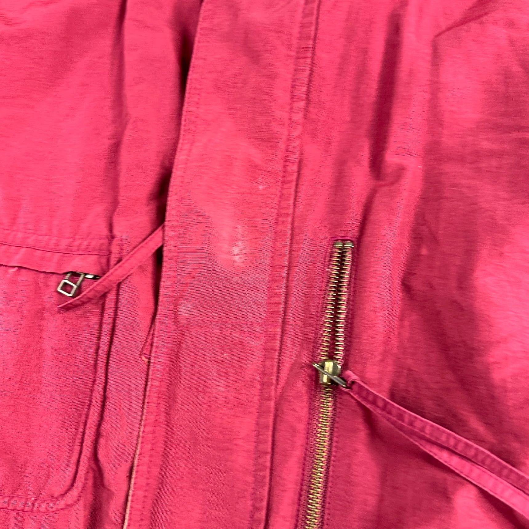Eddie Bauer VINTAGE Eddie Bauer Jacket Mens Large Red Cotton Nylon Blend Utility Coat 90s Size US L / EU 52-54 / 3 - 5 Thumbnail