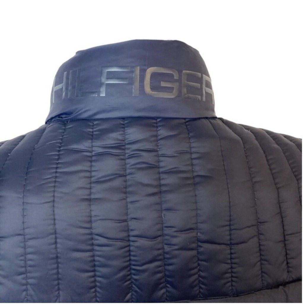 Tommy Hilfiger Tommy Hilfiger Puffer Jacket Blue Red Zip Snap Fleece Lined Size US S / EU 44-46 / 1 - 8 Thumbnail