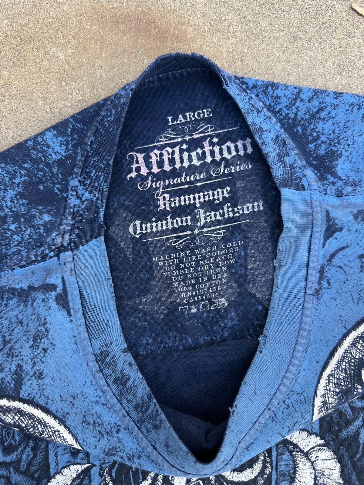 Affliction × UFC Affliction Rampage Jackson collab shirt size large Size US L / EU 52-54 / 3 - 4 Thumbnail