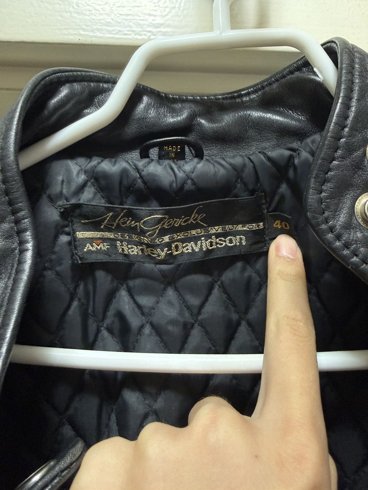 Hein Gericke Vintage Harley Leather Jacket Hein Gericke Black 40 Size M / US 6-8 / IT 42-44 - 3 Thumbnail
