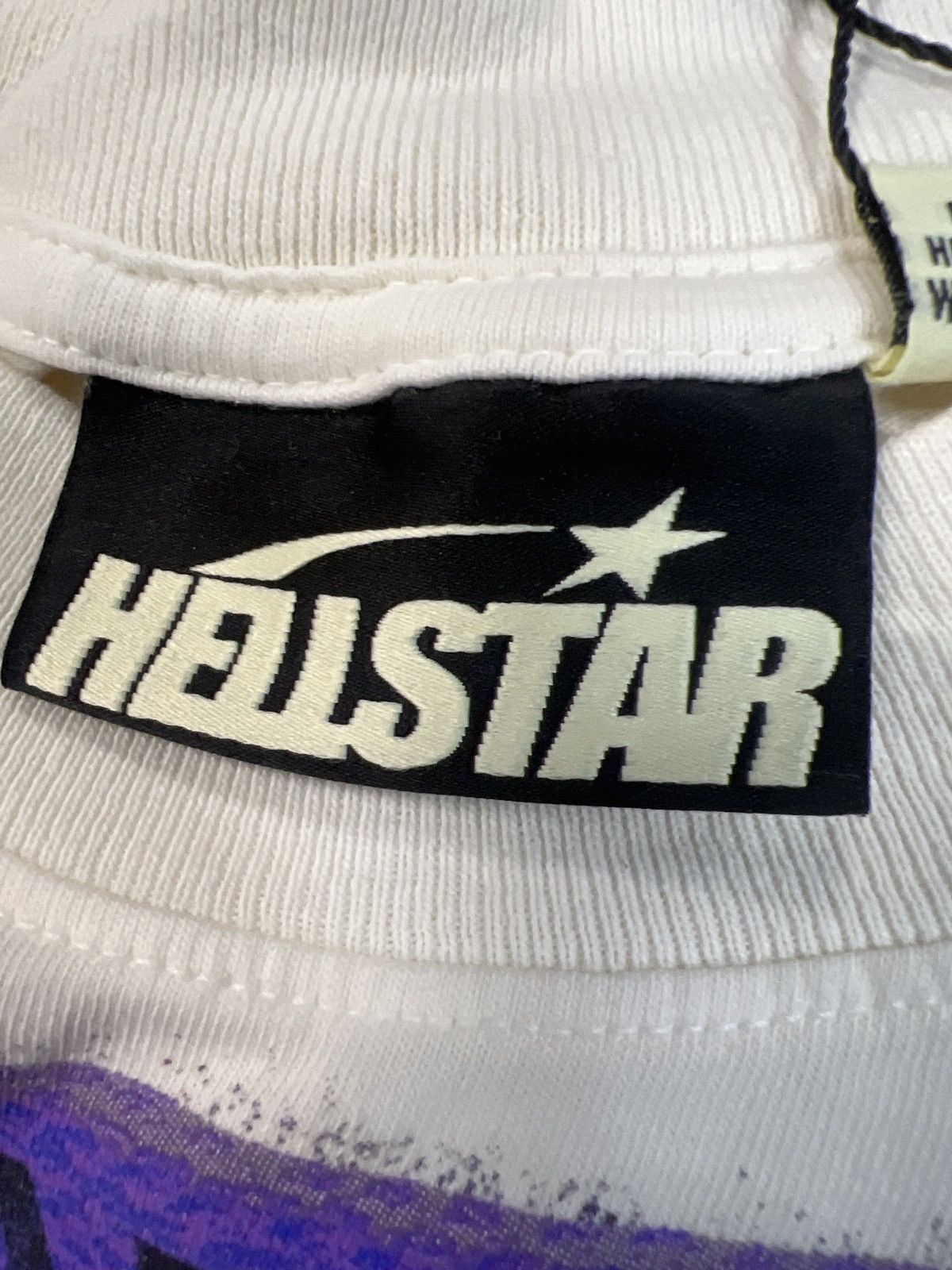 HELLSTAR Hellstar Horror Book White Longsleeve T-Shirt Size US S / EU 44-46 / 1 - 6 Thumbnail