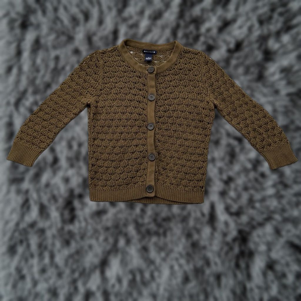Architect Womens Cottagecore Cardigan Sweater Medium Crocheted Boho Layering Grandmacore Size M / US 6-8 / IT 42-44 - 1 Thumbnail