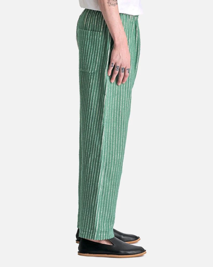 Craig Green o1s1v1r1oon0925 Hand Frayed Stripe Trouser in Green Size US 30 / EU 46 - 4 Thumbnail