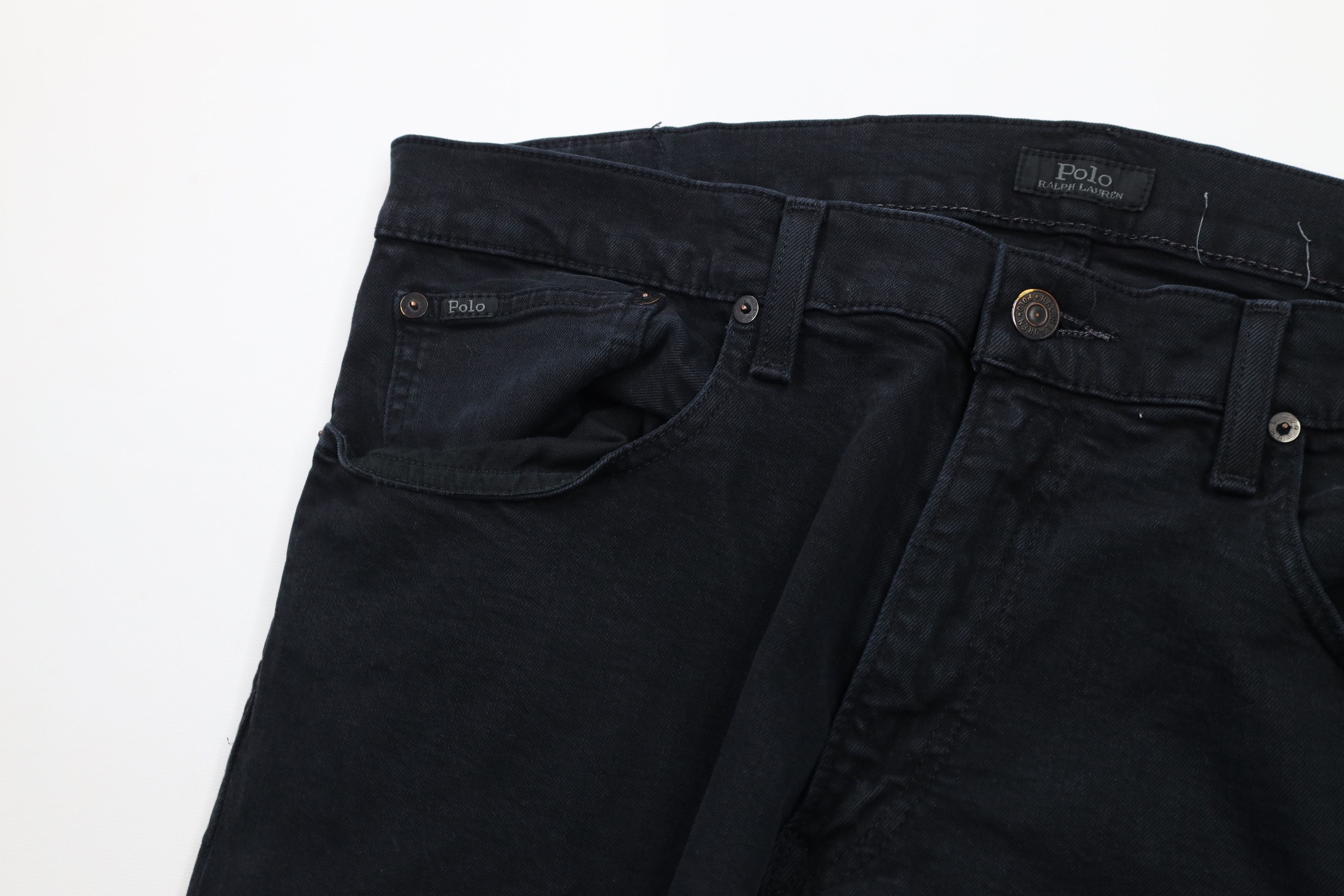Ralph Lauren × Vintage Vintage Ralph Lauren Relaxed Straight Leg Jeans Black Size US 36 / EU 52 - 5 Thumbnail