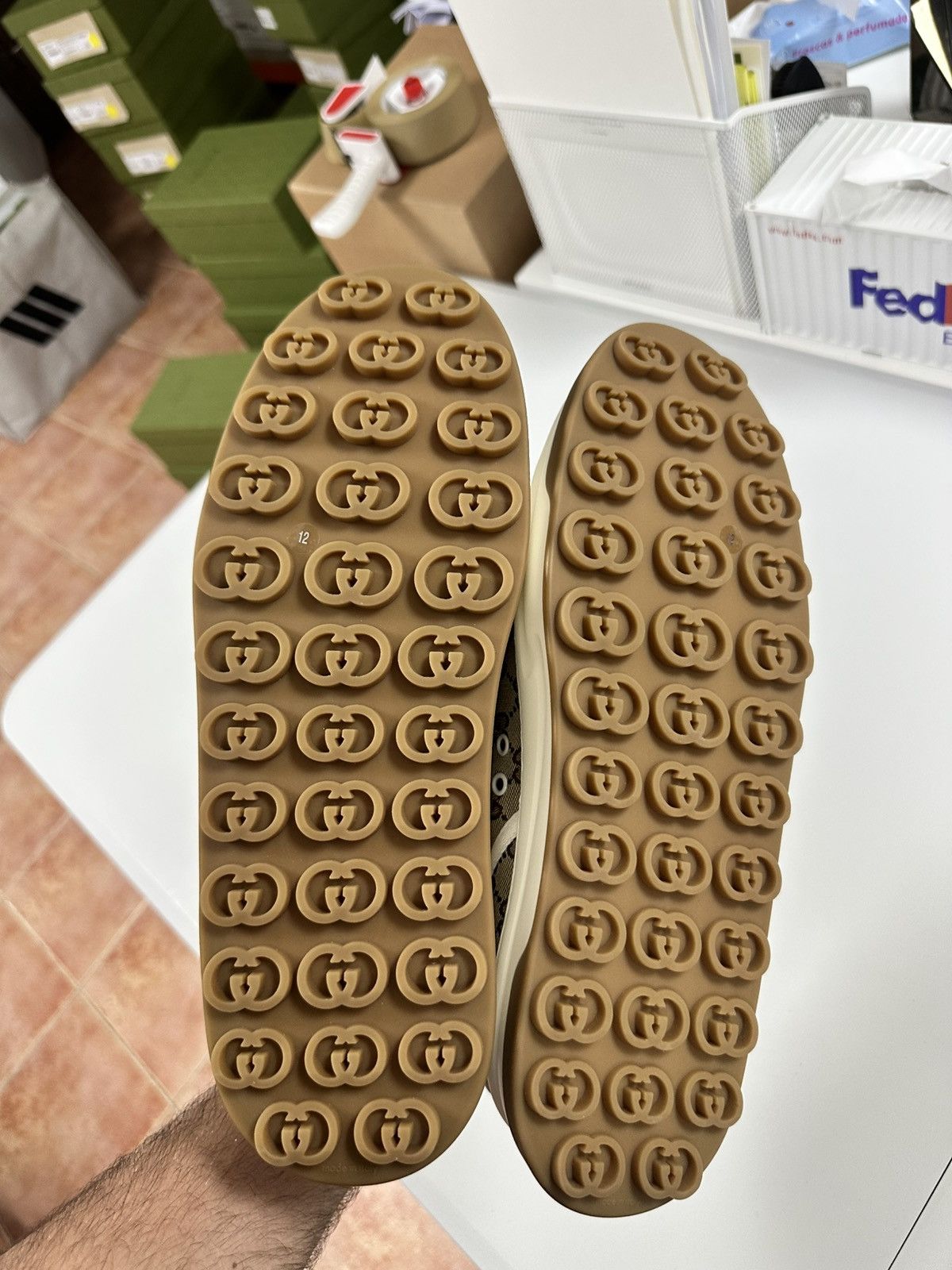 Gucci GUCCI GG Canvas Sneakers **RETAIL 850$** - 12 Size US 12.5 / EU 45-46 - 7 Thumbnail