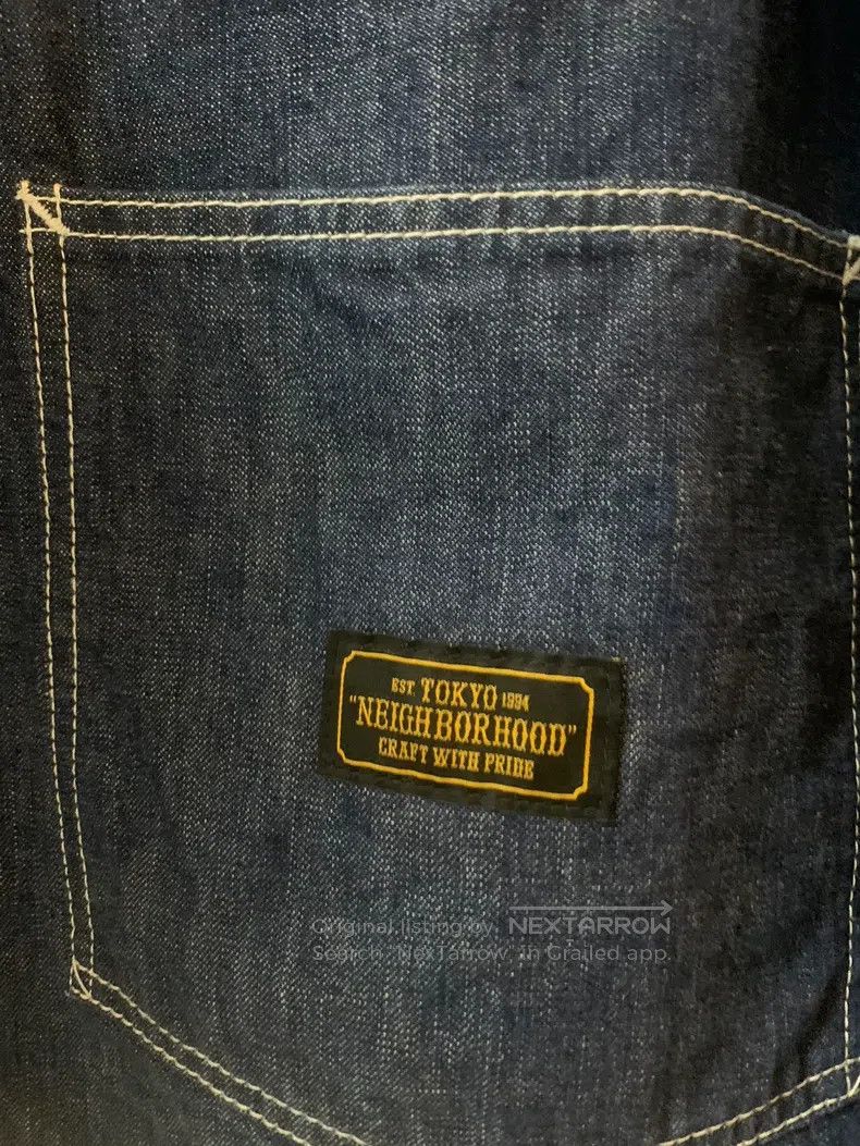 Neighborhood Neighborhood Denim Japanese-style Karate Jacket Size US L / EU 52-54 / 3 - 1 Thumbnail