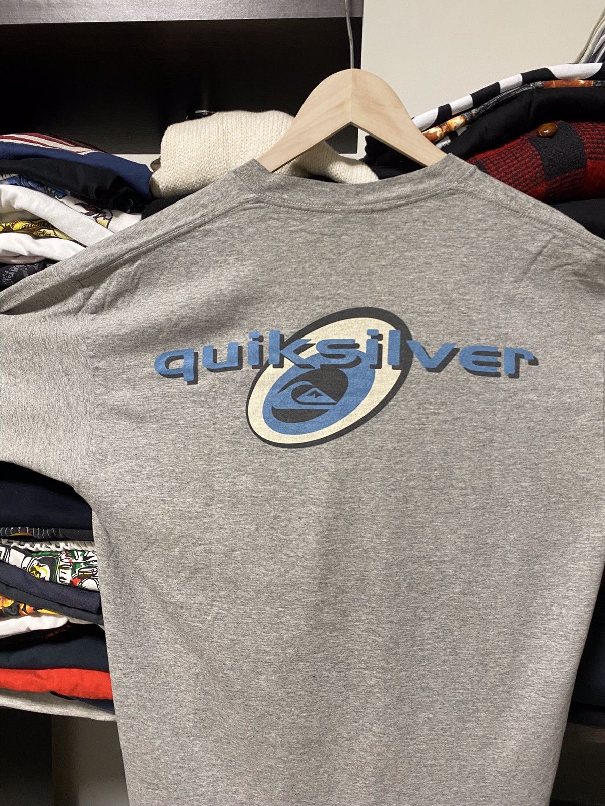 Quiksilver × Vintage Vintage Quiksilver Big Logo TEE Size US XL / EU 56 / 4 - 9 Thumbnail