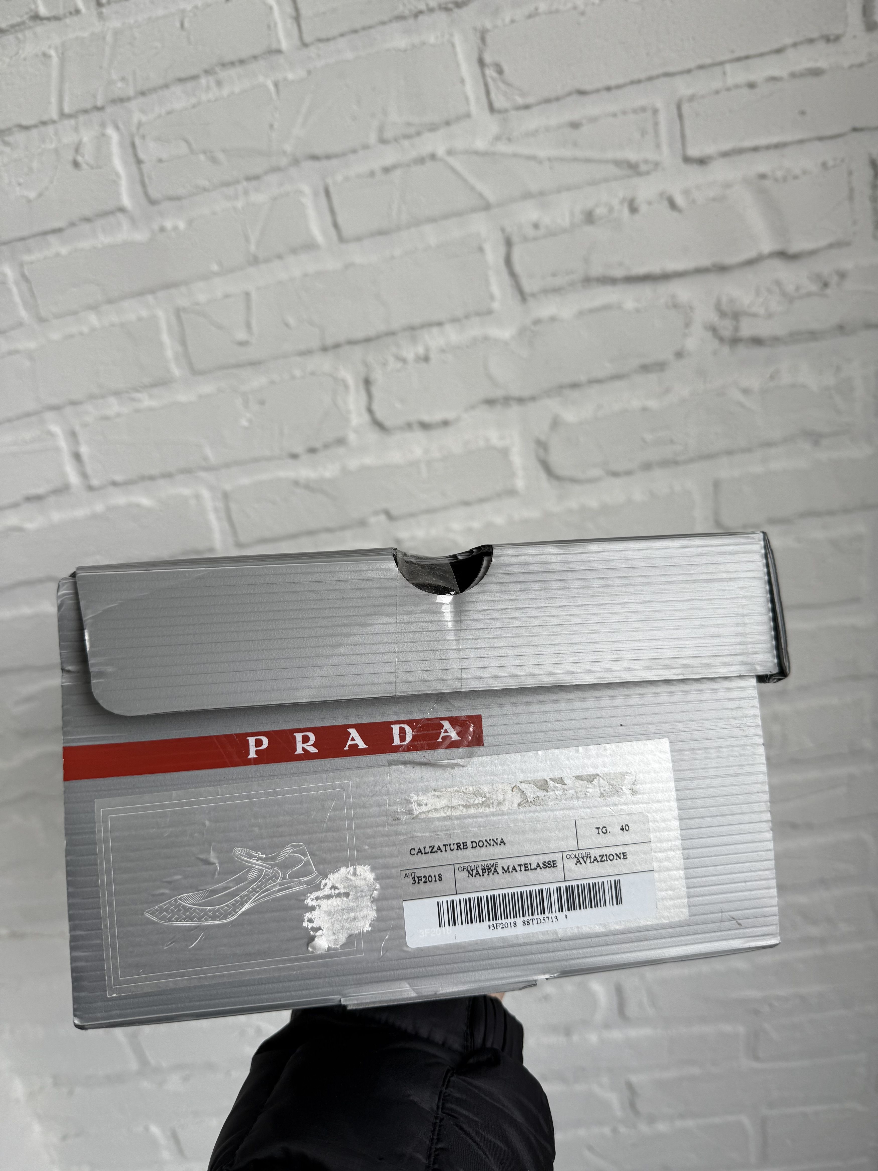 Prada Prada sport Mary Jane flats baby blue Size US 10 / IT 40 - 10 Thumbnail