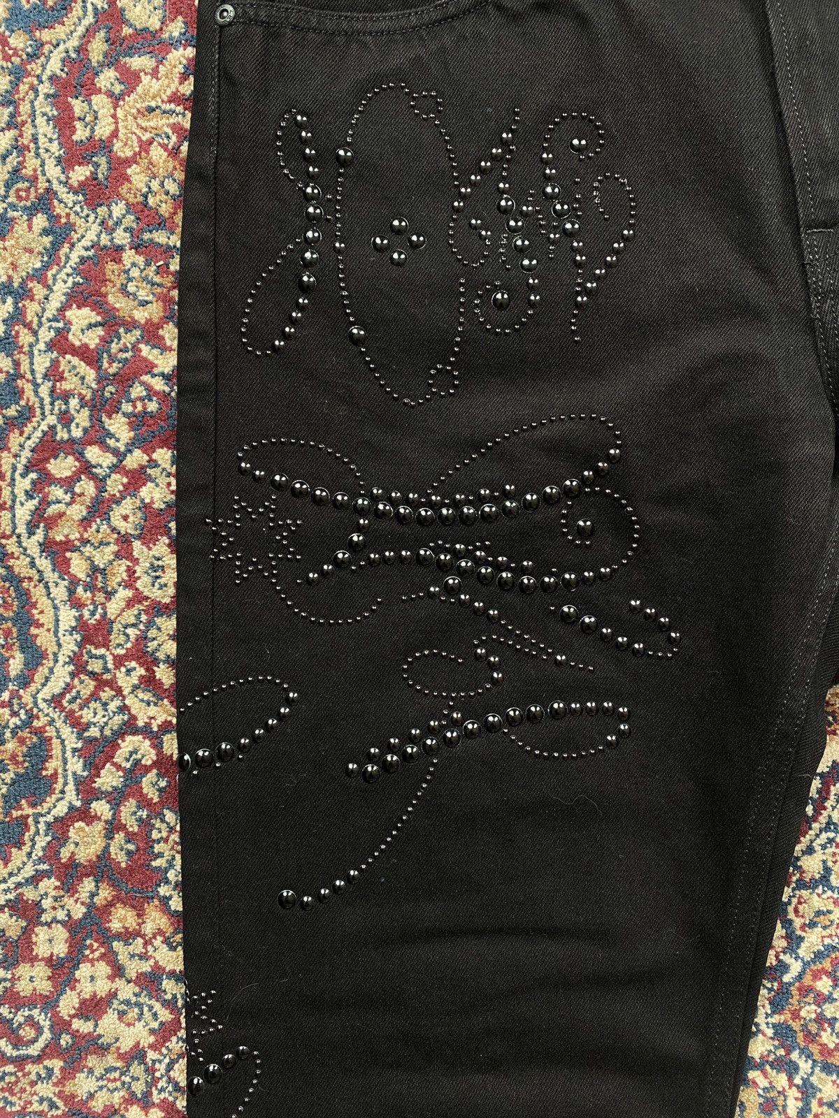 Stefan Cooke Stefan Cooke Lee studded / embellished jeans Size US 32 / EU 48 - 3 Thumbnail