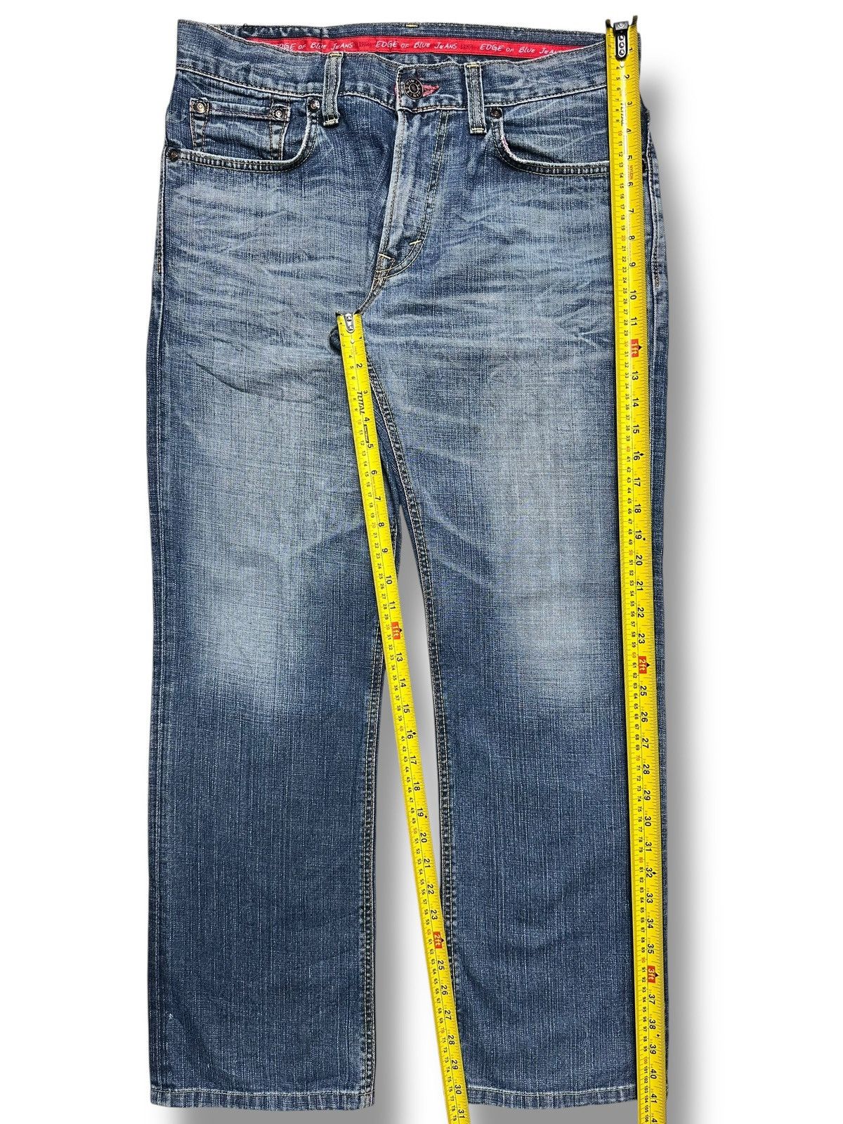 Edwin Edwin EDGE of BLUE JEANS Japan Straight Leg with Faded Wash Size US 35 - 17 Thumbnail
