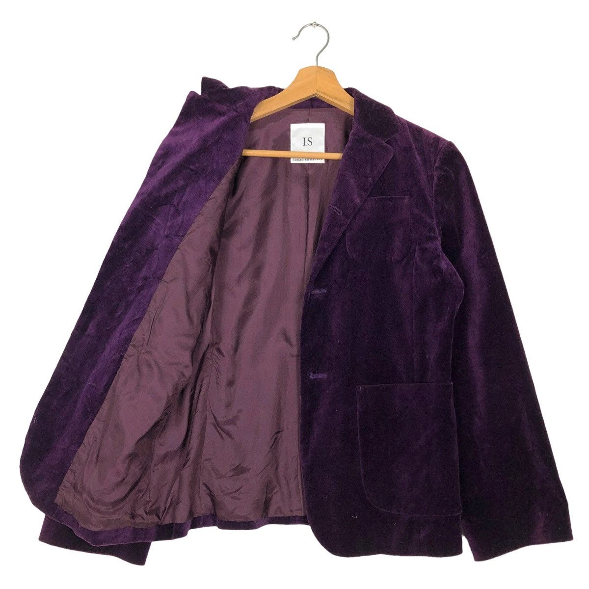 Issey Miyake 🔥VELVET DOUBLE BREAST COATS JACKET IS SUNOA KUWAHARA JAPAN Size US M / EU 48-50 / 2 - 9 Thumbnail