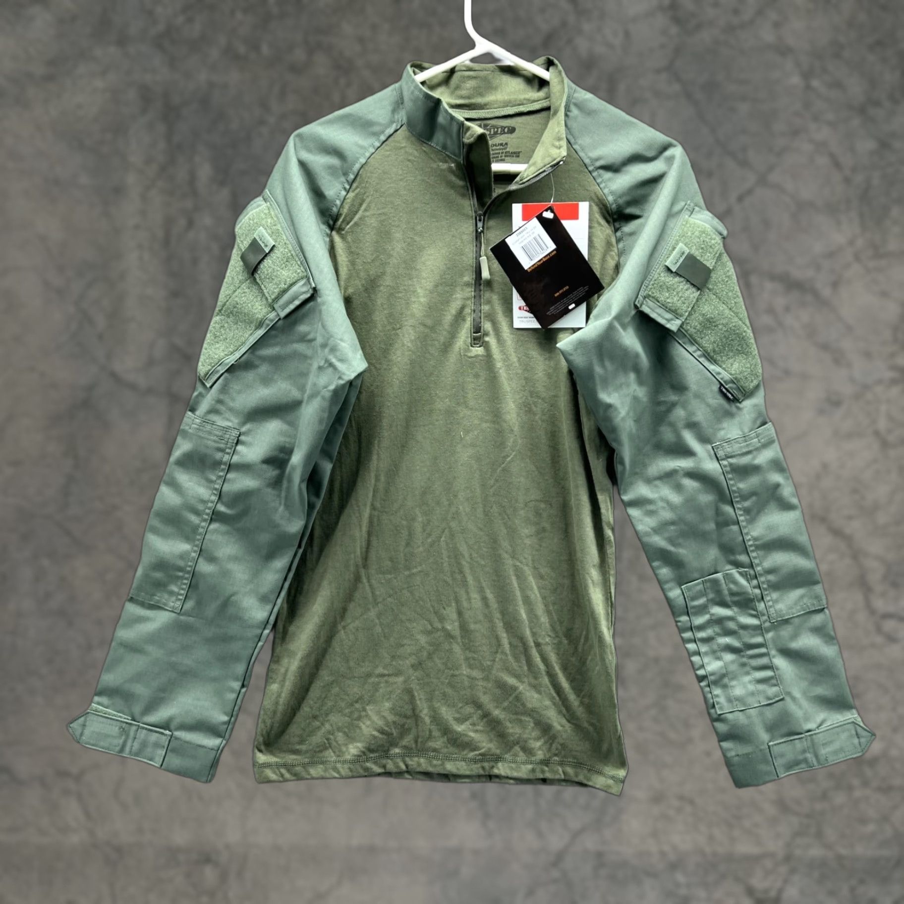Vintage Tru Spec Shirt Men Small Green Cordura Regular 1/4 Zip Police Military Combat Size US S / EU 44-46 / 1 - 1 Thumbnail