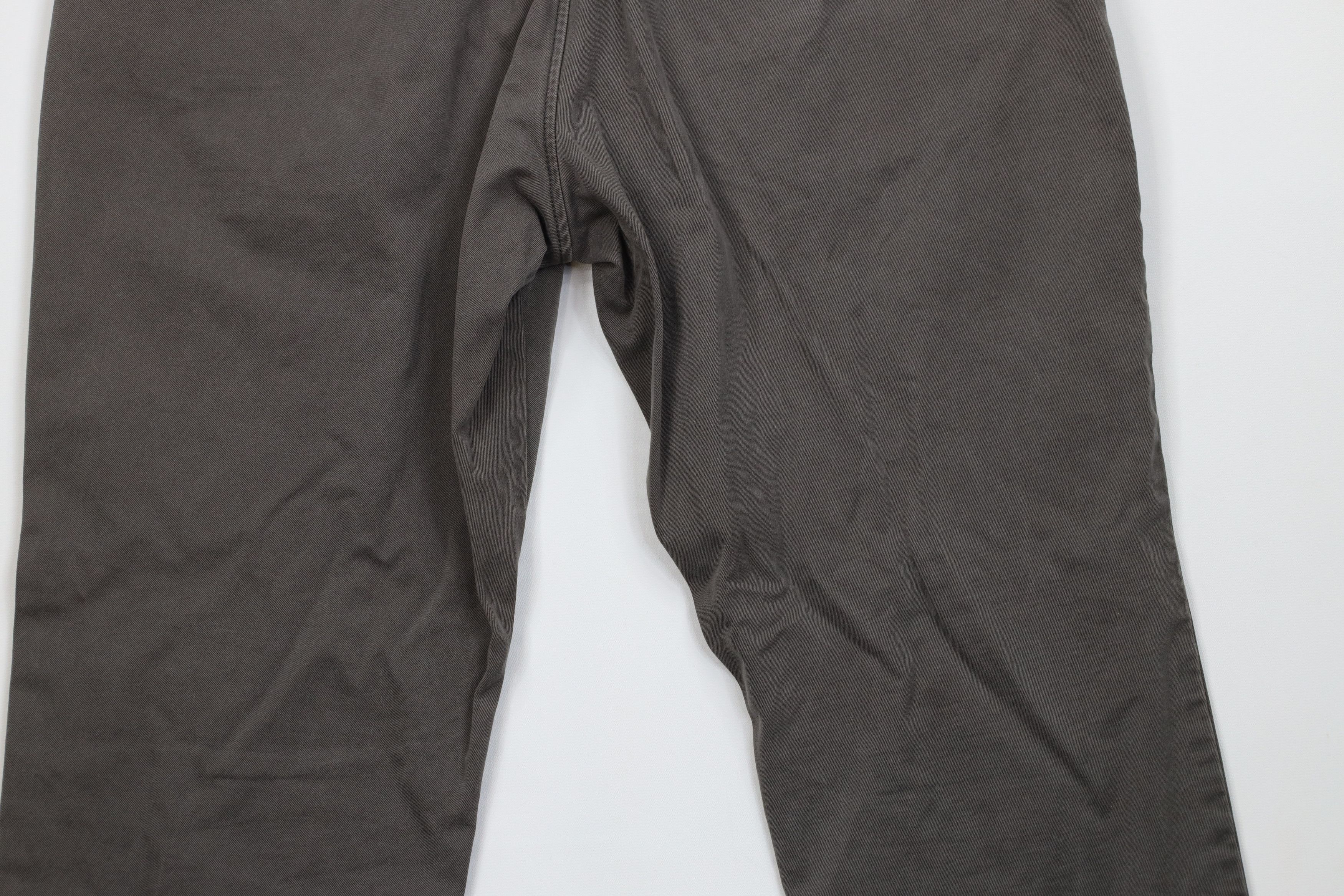J.Crew Vintage Y2K J Crew 770 Straight Leg Chino Pants Gray Cotton Size US 35 - 10 Thumbnail