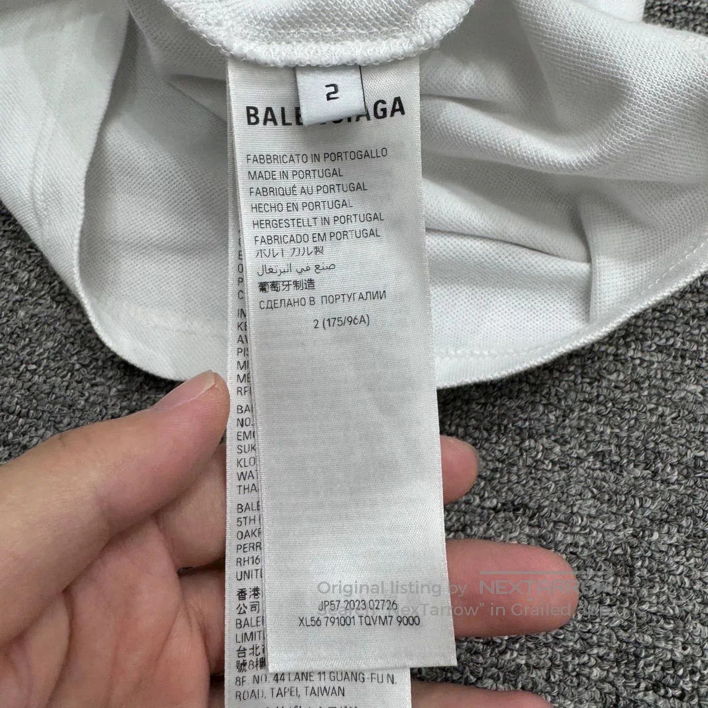 Balenciaga Balenciaga Embroidered Letter Polo Shirt. Size US XXL / EU 58 / 5 - 3 Thumbnail