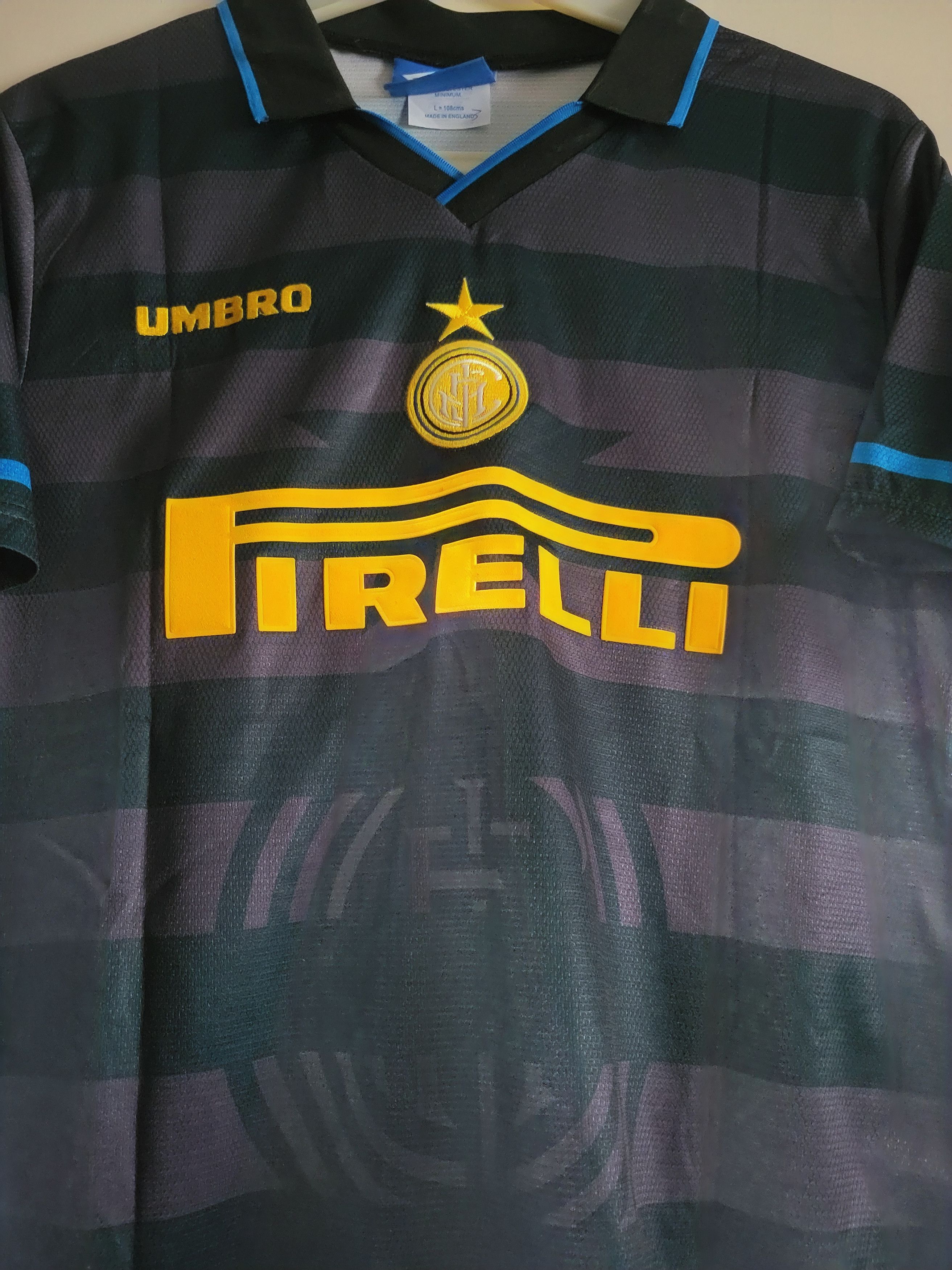 Other Inter Milan 1997-1998 Djorkaeff 6 Vintage Football Jersey Size US L / EU 52-54 / 3 - 4 Thumbnail