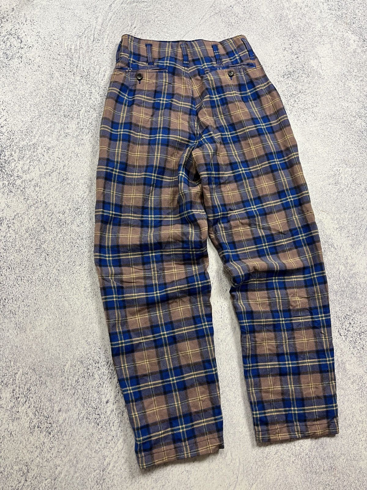 Nigel Cabourn Nigel Cabourn Vintage Wool Cheked Pants Rare Made in England Size 32" / US 10 / IT 46 - 15 Thumbnail