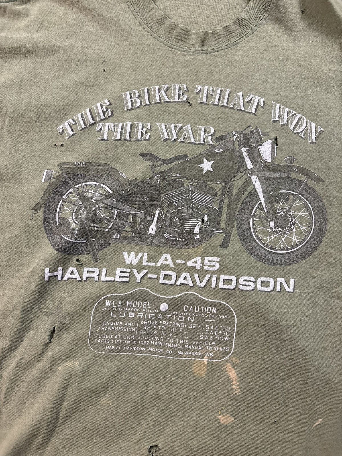 Harley Davidson Vintage Harley Davidson Pearl Harbor T-Shirt Size US XL / EU 56 / 4 - 4 Thumbnail