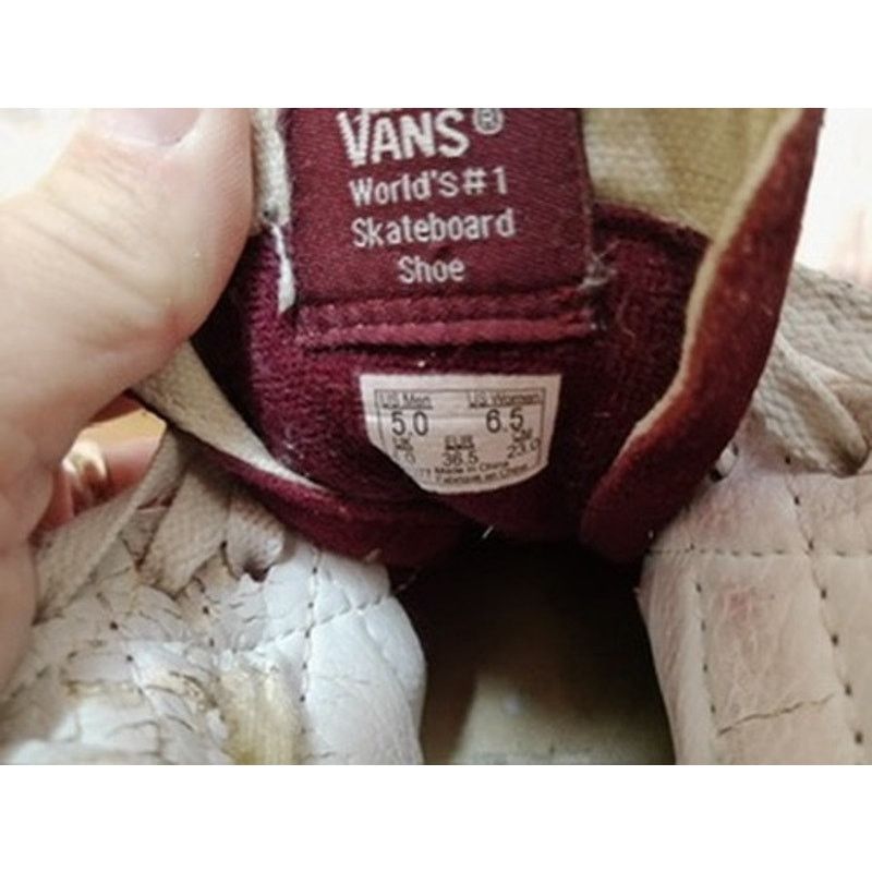 Vans Vans Sk8-Hi High Top Sneakers Burgundy Maroon M5/W6.5 Size US 5 / EU 37 - 6 Thumbnail