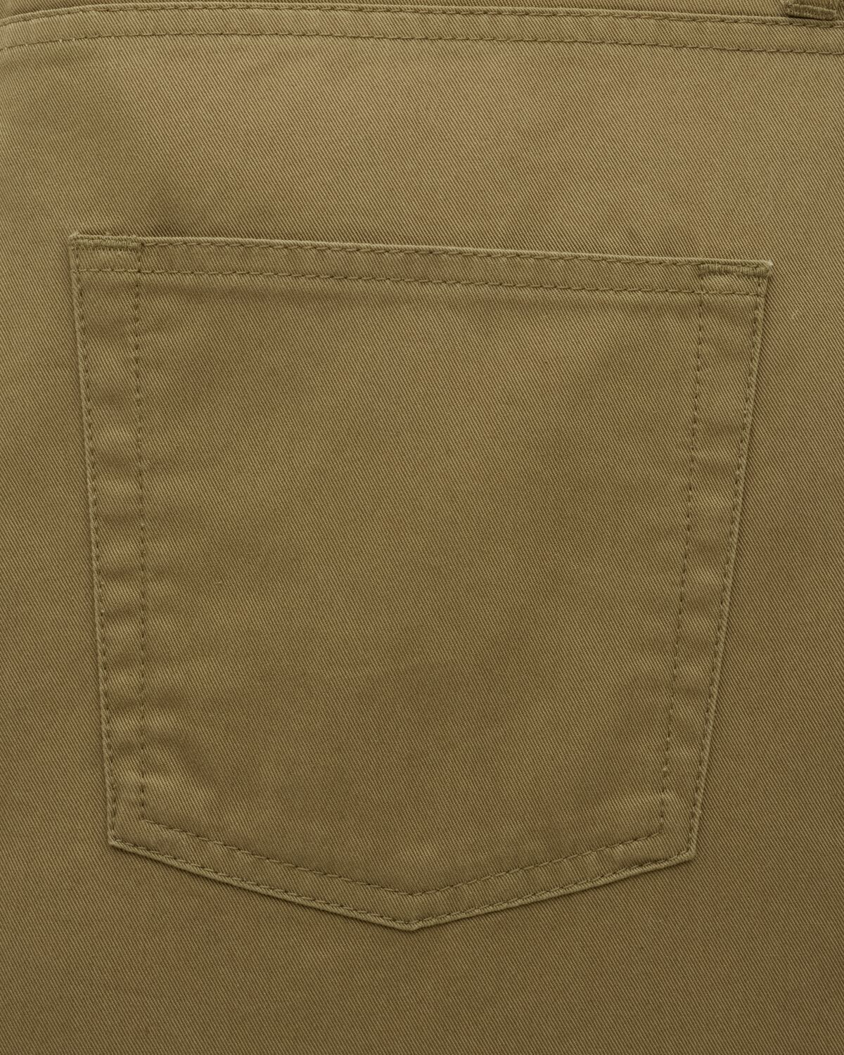 Saint Laurent Paris oc11z0126 795384 Relaxed Slim Pants in Cotton in Khaki Green Size US 32 / EU 48 - 4 Thumbnail