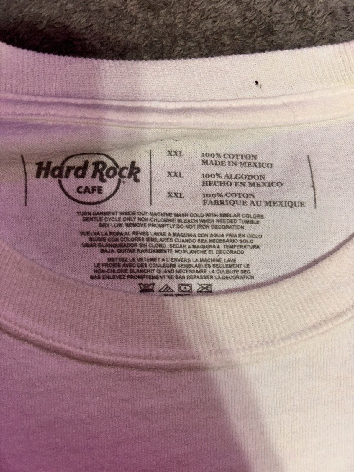 Hard Rock Cafe Hollywood Hard Rock Cafe white shirt sleeve t-shirt Size US L / EU 52-54 / 3 - 3 Thumbnail